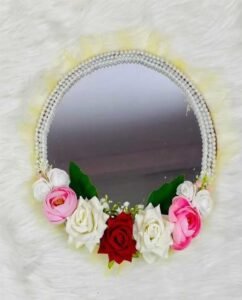 Exclusive Bride & Groom Wedding Mirror | প্রিমিয়াম বিয়ের আয়না (1524)