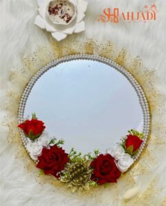 Exclusive Bride & Groom Wedding Mirror | প্রিমিয়াম বিয়ের আয়না (1526)