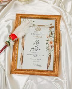 Customized Nikah Nama Gift | Islamic Marriage Certificate Frame | Shahjadi BD